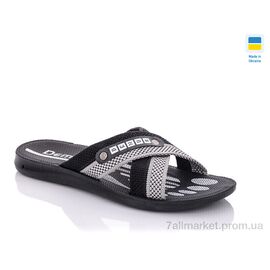 Фотография Шлепки мужские пляжные Лето TRK STL black-grey (6 пар р.41-46) "DeMur" недорого оптом от прямого поставщика