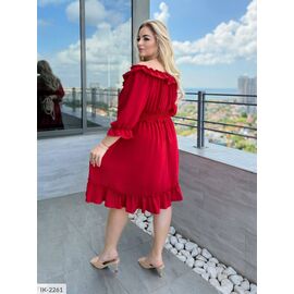 Жіноча сукня БАТАЛ р.50-52;54-56;58-60;62-64 (6кол.) "VLADA" купити недорого від прямого постачальника