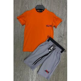 Костюм дитячий на хлопчика 272-3 orange-grey р.13-17 "MirWear kids" недорого оптом від прямого постачальника
