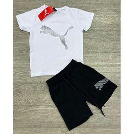 Костюм дитячий на хлопчика 287-1 white-black р.4-8 "MirWear kids" недорого оптом від прямого постачальника
