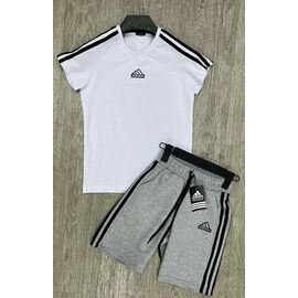 Костюм дитячий на хлопчика 81-2 white-l.grey р.9-13 "MirWear kids" недорого оптом від прямого постачальника