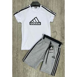 Костюм дитячий на хлопчика 81-2-0 white-l.grey р.9-13 "MirWear kids" недорого оптом від прямого постачальника