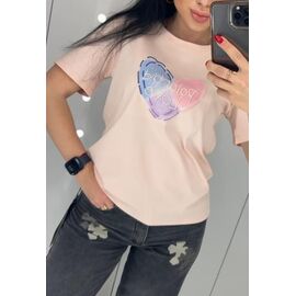 футболка жіноча LR63 beige р.one size "Lora" недорого оптом від прямого постачальника