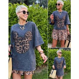 футболка жіноча LR73 grey р.one size "Lora" недорого оптом від прямого постачальника