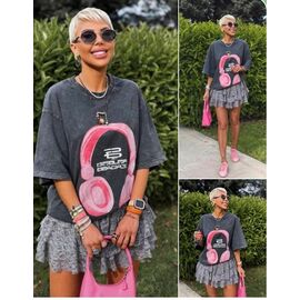 футболка жіноча LR74 grey р.one size "Lora" недорого оптом від прямого постачальника