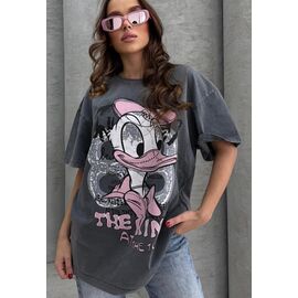 футболка жіноча LR82 grey р.one size "Lora" недорого оптом від прямого постачальника