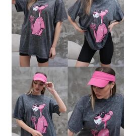 футболка жіноча LR84 grey р.S-XL "Lora" недорого оптом від прямого постачальника