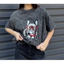 футболка жіноча LR90 grey р.S-XL "Lora" недорого оптом від прямого постачальника