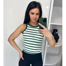 Майка жіноча LR96 white-green р.S-L "Lora" недорого оптом від прямого постачальника