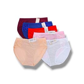 Фотография Трусы женские M239 mix р.6XL-7XL "Jelzin" недорого оптом от прямого поставщика