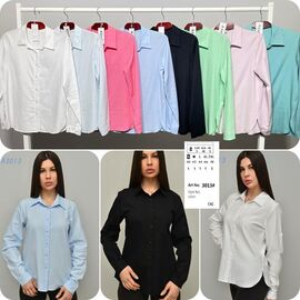 Сорочка жіноча 3013 black р.44-52 "BASE" недорого оптом від прямого постачальника