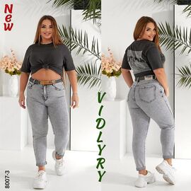 Фотография Джинсы женские 8007-3 grey р.31-38 "Vidlyry" недорого оптом от прямого поставщика