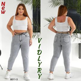 Фотография Джинсы женские 8011-3 grey р.32-42 "Vidlyry" недорого оптом от прямого поставщика