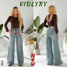 Фотография Джинсы женские 3652 l.blue р.25-30 "Vidlyry" недорого оптом от прямого поставщика