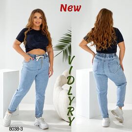 Фотография Джинсы женские 8038-3 l.blue р.31-38 "Vidlyry" недорого оптом от прямого поставщика