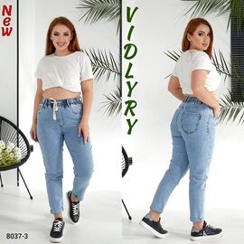 Фотография Джинсы женские 8037-3 l.blue р.30-36 "Vidlyry" недорого оптом от прямого поставщика