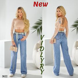 Фотография Джинсы женские 3622 l.blue р.25-30 "Vidlyry" недорого оптом от прямого поставщика