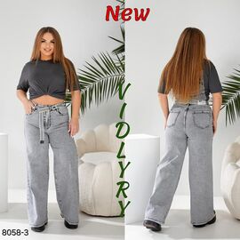 Фотография Джинсы женские 8058-3 grey р.30-36 "Vidlyry" недорого оптом от прямого поставщика