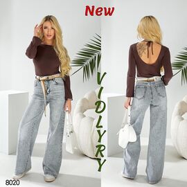 Фотография Джинсы женские 8020-2 grey р.25-30 "Vidlyry" недорого оптом от прямого поставщика