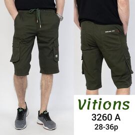 Фотография Бриджи мужские 3260A khaki р.28-36 "Vitions" недорого оптом от прямого поставщика