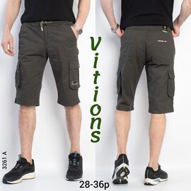 Фотография Бриджи мужские 3261A d.grey р.28-36 "Vitions" недорого оптом от прямого поставщика
