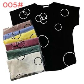 Фотография Футболка женская 005 mix р.50-54 "Katty" недорого оптом от прямого поставщика