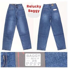 Фотография Джинсы женские B818-1F blue р.25-28 "Lin" недорого оптом от прямого поставщика