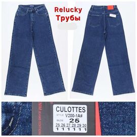 Фотография Джинсы женские V200-1A blue р.25-30 "Lin" недорого оптом от прямого поставщика
