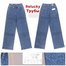 Фотография Джинсы женские V202-1A blue р.25-30 "Lin" недорого оптом от прямого поставщика