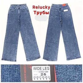 Фотография Джинсы женские W302-1A blue р.25-30 "Lin" недорого оптом от прямого поставщика