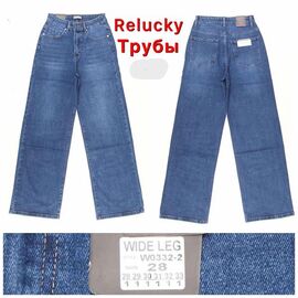Фотография Джинсы женские W332-2 blue р.28-33 "Lin" недорого оптом от прямого поставщика