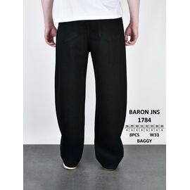 Джинси чоловічі 1784 black р.28-36 "God Baron" недорого оптом від прямого постачальника