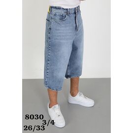 Фотография Шорты мужские 8030 l.blue р.26-33 "God Baron" недорого оптом от прямого поставщика