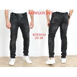 Джинси чоловічі 8783 grey р.29-38 "God Baron" недорого оптом від прямого постачальника