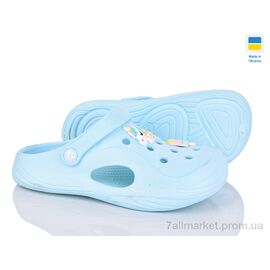 Фотография Кроксы детские летние Лето 412 м'ята (8 пар р.32-35) "Inblue" недорого оптом от прямого поставщика