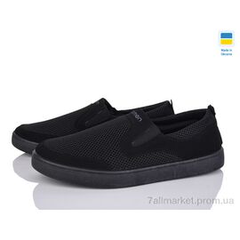 Сліпони чоловічі модні Літо B&R 501 чорний (8 пар р.40-45) "Lvovbaza" недорого оптом від прямого постачальника