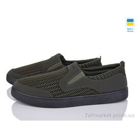 Сліпони чоловічі модні Літо B&R 501 оливка (8 пар р.40-45) "Lvovbaza" недорого оптом від прямого постачальника