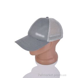 Фотография Кепка унисекс Лето 0201-7 grey (5 шт. р.сетка One size) "KUINH" недорого оптом от прямого поставщика