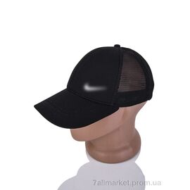 Кепка унісекс Літо 0203-4 black (5 шт. р.сіткаOne size) "KUINH" недорого оптом від прямого постачальника