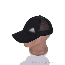 Кепка унісекс Літо 0204-5 black (5 шт. р.сіткаOne size) "KUINH" недорого оптом від прямого постачальника