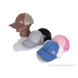 Фотография Кепка женская Лето 0204-9 mix (5 шт. р.сетка One size) "KUINH" недорого оптом от прямого поставщика