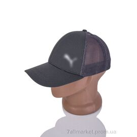 Кепка унісекс Літо 0205-3 grey (5 шт. р.сіткаOne size) "KUINH" недорого оптом від прямого постачальника