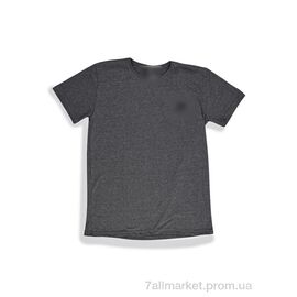 Фотография Футболка мужская Лето 825-M темно-сірий (5 шт. р.сетка M-3XL) "Textile" недорого оптом от прямого поставщика