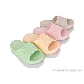 Фотография Шлепки женские облегченные Лето W72 mix (24 пар р.36-41) "Elmob" недорого оптом от прямого поставщика
