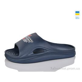 Фотография Шлепки детские летние Лето ML113 т.синій прінт асорті (6 пар р.36-41) "M&L  Alex13" недорого оптом от прямого поставщика