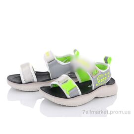 Фотография Сандалии детские летние Лето DL47(B10) grey-green (6 пар р.26-31) "Violeta" недорого оптом от прямого поставщика
