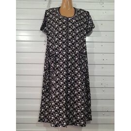 Халат жіночий A76 black р.52-64 "Akvarel" недорого оптом від прямого постачальника