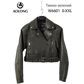 Фотография Куртка женская демисезонная W6601 khaki р.S-2XL "Immei" недорого оптом от прямого поставщика