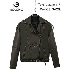 Куртка жіноча демісезонна W6602 khaki р.S-2XL "Immei" недорого оптом від прямого постачальника