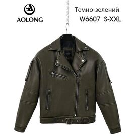 Фотография Куртка женская демисезонная W6607 khaki р.S-2XL "Immei" недорого оптом от прямого поставщика
